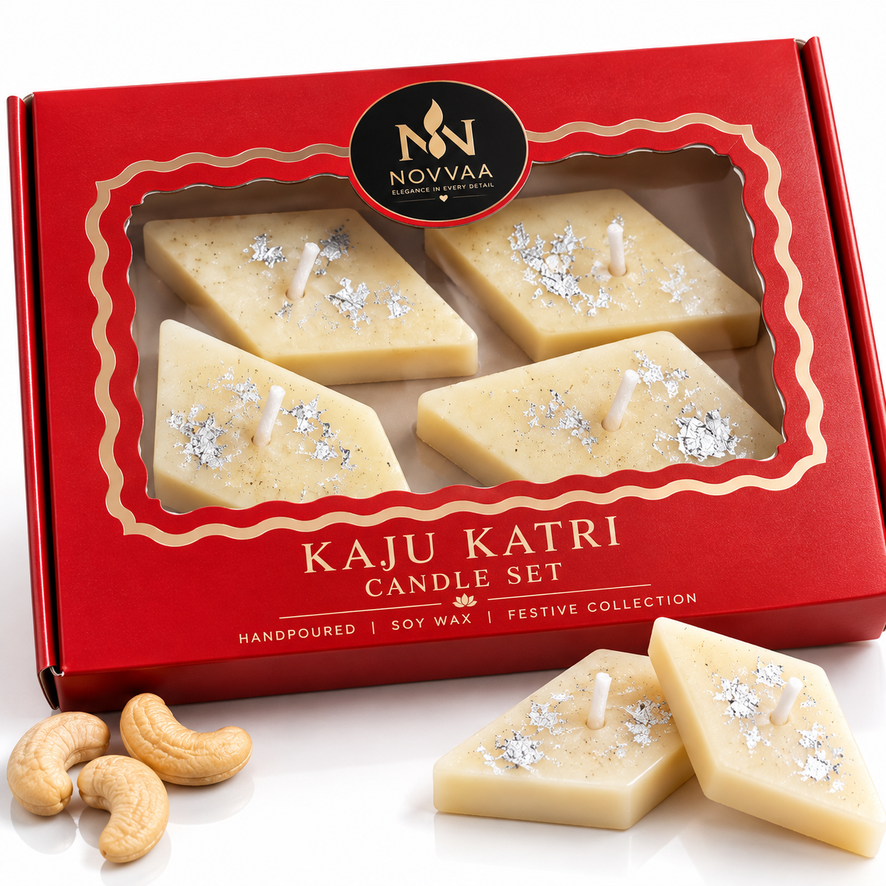 Kaju Katri Candle